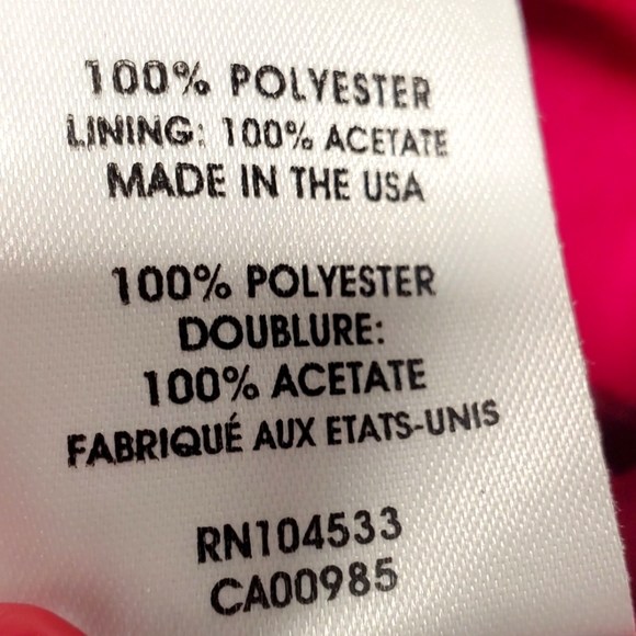 🔥FINAL PRICE🔥EUC NANETTE LEPORE HOT PINK LIGHTSHOW ILLUSION PEPLUM DRESS SZ 4 - Picture 7 of 9